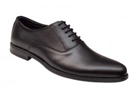 Pantofi barbati office eleganti din piele naturala Negru Enzo - GKR84N